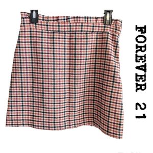 3/$15 FOREVER 21 plaid skirt (medium)